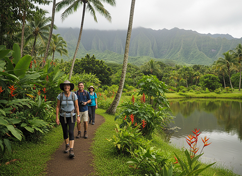 Hoʻomaluhia Botanical Garden Trail